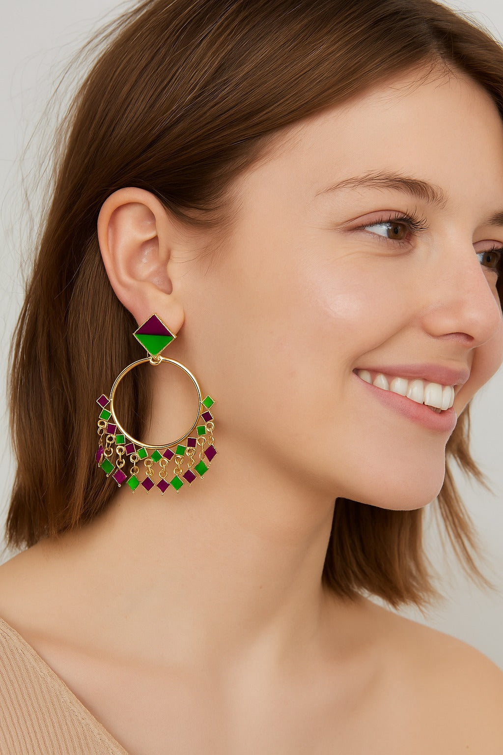 2 PCs earring set